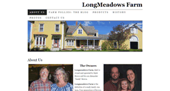Desktop Screenshot of longmeadowsfarm.com